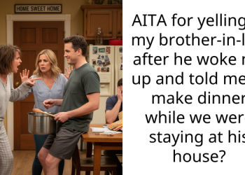 Woman And Her Family Temporarily Move In With Her Brother-In-Law After House Fire, He Wakes Her Up To Cook