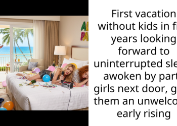 Couple’s Kids-Free Vacation Gets Interrupted By A Noisy Group Of Women Next Door, Decide To Give Them An Unwelcomed Early Rising