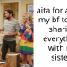 Redditor Calls Out Boyfriend For Being Too Close To Her Sister And Sharing Everything