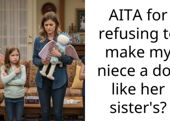 Caring Aunt Makes Custom Doll For Her Younger Niece, Causes Stir For Refusing To Make Another For Most Favored Older Niece