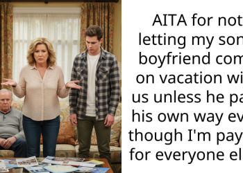 Redditor Has Issues With His Son Inviting New Boyfriend On Family Vacation