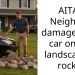 Redditor Faces Off With Neighbor Blaming Them For Car Damage Caused By Overlooked Landscaping Rocks On Redditor’s Property