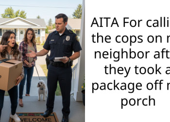 Woman Calls Cops On Neighbors Who Came To Pick A Misdelivered Package From Her Porch, Wonders If She Did Wrong