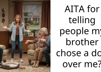 Brokenhearted Redditor Tells Family Her Brother Chose A Dog Over Her, He Calls Her An A-Hole