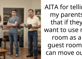 Redditor Who Lives With Parents And Pays Rent Forced To Give Her Room To Guests And Sleep In Bas**ent