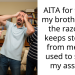 Shocking Moment Lady Tells Her Brother That The Razor He Keeps Stealing From Her Is What She Uses In Shaving Her B*tt