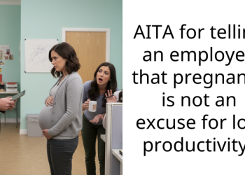 Manager Asks The Internet Whether He Was In The Right For Scolding A Pregnant Woman For Slacking Off At Work