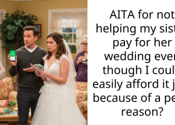 Extravagant Bride Conveniently Forgets That She Called Her Sister’s Wedding “Trashy & Cheap,” Demands A $20,000 Gift To Sponsor Her Upcoming Nuptials