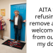 Redditor Refuses To Remove Scary Doormat From Hallway Even After Pleas From Neighbors That It Terrifies Their Little Kids