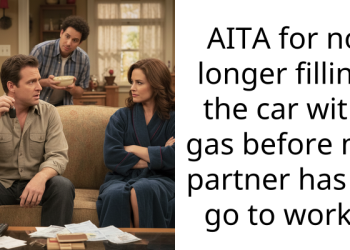 Quarrel Brews As Redditor Misses A Day Of Helping Partner Fill Gas Before Work