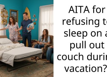 Man Stuck In Living Room During Vacation After Absurd Plan Fails, Takes Out Frustration On Family