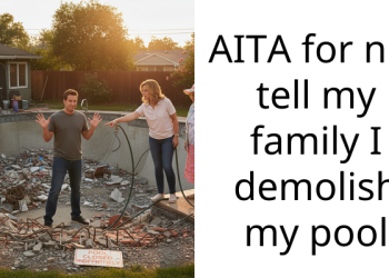 Lady Becomes A Go-To Nanny Because She Has A Pool, Decides To Demolish It And Family Gets Riled Up