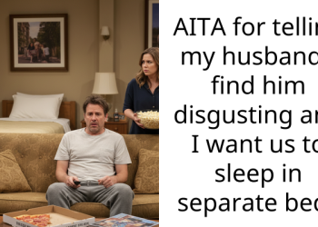 Disgusted By Husband’s “Only One” Daily Shower, New Mom Insists On Separate Beds For Sleep
