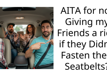 Responsible Driver Enforces Seatbelt Rule, But Friends Scoff and Exit the Car