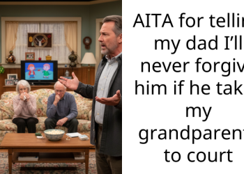 Redditor Threatens Never To Forgive Her Uncaring Dad If He Sues Her Grandparents For Her Own Decision To Stay With Her Ill Mom