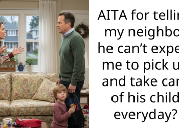 Mom Of Four Tells Neighbor She Can’t Look After His Kid Every Day