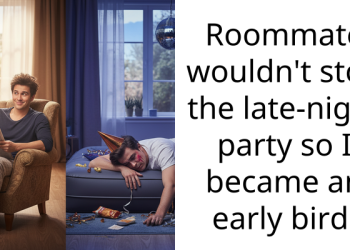 Lady Gets Her Early Morning Petty Revenge After Her Roommate Refused To Stop Late-Night Partying