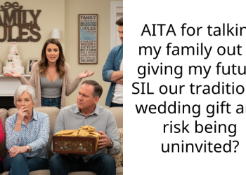Redditor Talks Family Out of Giving His Future Sister-in-Law the Traditional Wedding Gift and Risks Being Uninvited