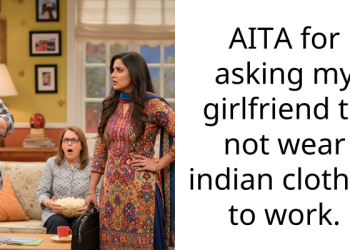 Netizens React As Man Criticizes Indian Girlfriend’s Traditional Attire As “Out Of Place” In The American Work Environment