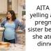 Pregnant Woman Selfishly Eats Her Sister’s Dinner And Then Yelled At Her To Stop Complaining Because She Is Eating For Two