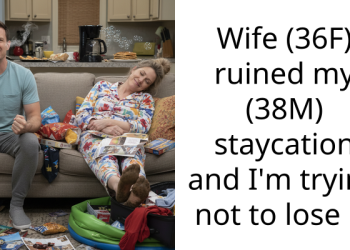 Drained Husband Takes Break From Work For Self-Care, Clingy Wife Follows Him Around Despite Request To Be Left Alone