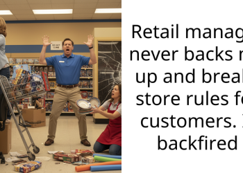 Manager Keeps Breaking Store Rules For Customers, It Backfires And He Tries To Pin It On Worker