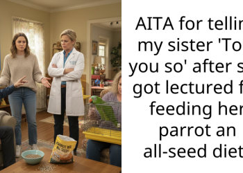 Horrified Veterinarian Lectures Pet Owner After Discovering That She Gives Her Parrot An All-Seed Diet