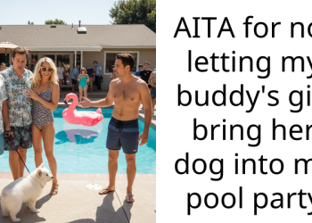 Man Denies Friend’s Girlfriend Permission To Bring Dog To Pool Party, Stands Firm Despite Criticism