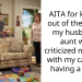 Young Mother Kicks Out Husband’s Busybody Aunt For Saying She Should Keep Her Cat Away From The Baby