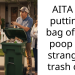 Redditors Hate This Guy For Putting A Bag Of Dog P**p In A Stranger’s Trash Can