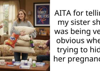 Family Member’s Brutal Honesty Exposes Sister’s Poor Attempt To Hide Pregnancy