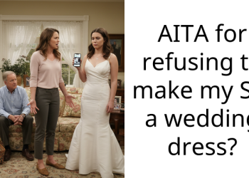 Man Refuses To Make Wedding Dress For H**ophobic SIL Who Insulted His Craft, Asks If They’re A-Hole