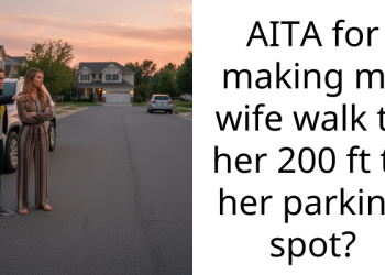 Man Wants To Know If He’s An AH For Not Letting His Wife Park Her “Beat-Up” Car In The Garage Where His Tesla Is Parked