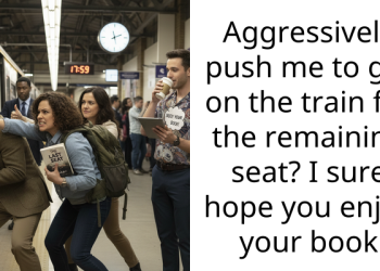 Commuter’s Clever Retaliation Against Aggressive Train Pa*senger Using A Book Spoiler