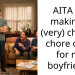 Frustrated Girlfriend Crafts A Bright Childish Ch**e Chart For Her Boyfriend After Exhausting Every Other Means To Remind Him Of His Share Of Household Tasks