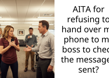 Boss Demands To Inspect Employee’s Phone, Claiming He Didn’t Receive Her Text About Being Late, She Refuses And Now Expects To Be Fired