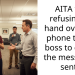 Boss Demands To Inspect Employee’s Phone, Claiming He Didn’t Receive Her Text About Being Late, She Refuses And Now Expects To Be Fired