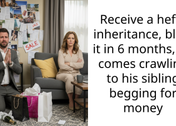 Ent*tled Man Squashes His Hefty Inheritance In Under Six Months, Comes Crawling To His Sister To Beg For Money