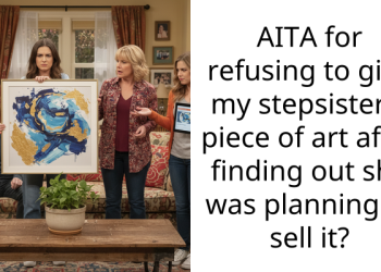Redditor Refuses To Give Her Stepsister The Artwork She Inherited From Her Father After Finding Out She Wants To Sell It