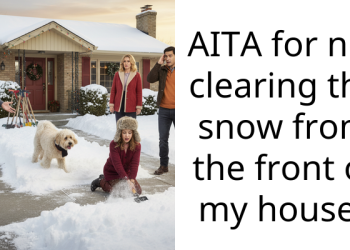 Redditor Refuses To Clear Snow In Front Of Home Because Neighbor Consistently Takes Parking Spot, Faces City Complaint For Neglecting Civic Responsibility