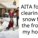 Redditor Refuses To Clear Snow In Front Of Home Because Neighbor Consistently Takes Parking Spot, Faces City Complaint For Neglecting Civic Responsibility
