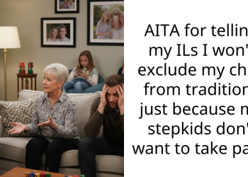Redditor Tells In-Laws She Won’t Exclude Her Children From Traditions Just Because Her Stepkids Don’t Like Them