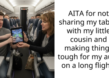 Redditor Refuses To Share His Tablet With Spoiled Cousins, Turning Their Mom’s Flight Into A Nightmare