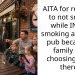 Smoker Clashes With Ent*tled Couple Who Ask Him Not To Smoke Despite Being In Smoking Designated Area, Pub Manager Takes His Side