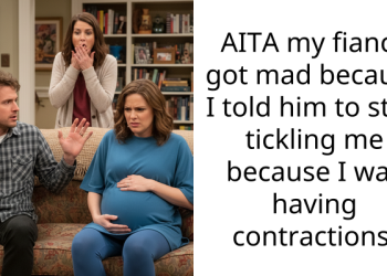 Man Decides To Tickle His Pregnant Partner As She Was Having Contractions, Gets Unexpected Reaction