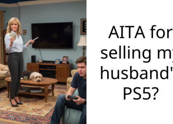Woman Sells Her Husband’s PS5 Online Without Permission After He Broke An Expensive Gaming Chair