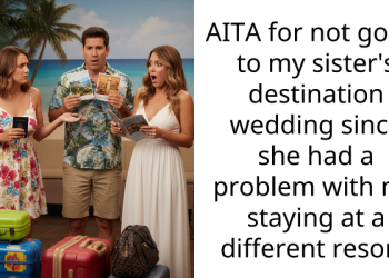 Redditor Withdraws From Sister’s Destination Wedding Over Fears Of Spending Prolonged Hours Around Kids