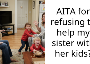 Redditor Refuses To Help Her Single Mom Sister With Her Kids Because She Only Calls When She Needs Something