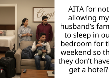 Woman Refuses To Sleep On The Couch So Her Husband’s Brother And His Family Could Have Their Bedroom