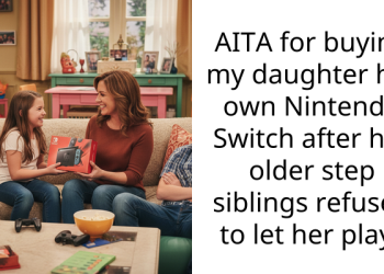 Man Gets Accused Of Favoritism After Buying His Daughter Her Own Nintendo Switch Because Her Step Siblings Refused To Let Her Play